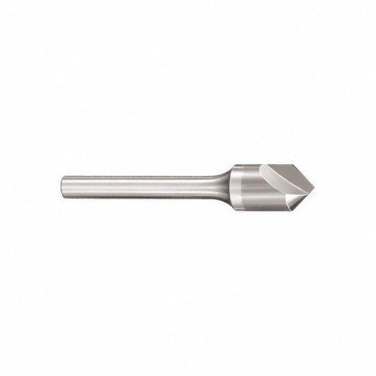 Kyocera SGS Precision Tools 74122 Countersink 1" Head Dia, 82.00 deg Included Angle, 1 Flute, Solid Carbide, Right Hand Cut