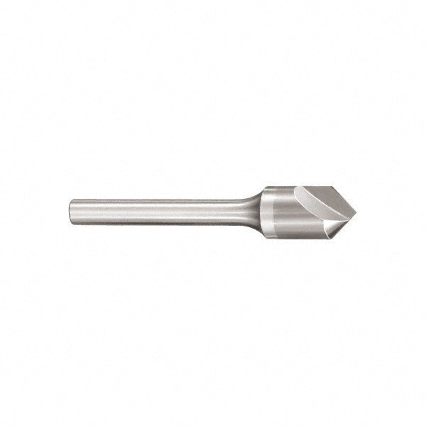 Kyocera SGS Precision Tools 74210 Countersink 3/8" Head Dia, 90.00 deg Included Angle, 1 Flute, Solid Carbide, Right Hand Cut