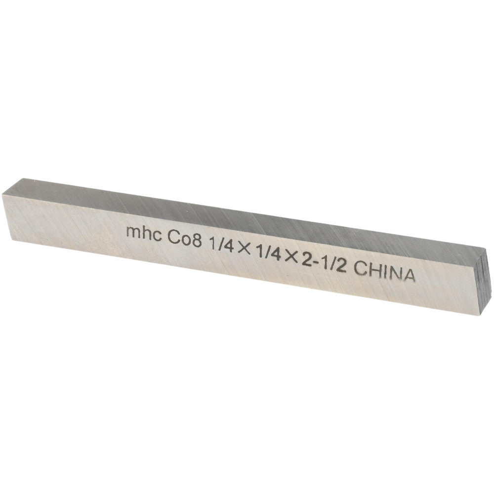 Value Collection 460-6033 Tool Bit Blank 1/4" Wide, 1/4" High, 2-1/2" OAL, M42 Cobalt, Square
