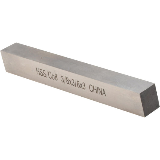 Value Collection 460-6067 Tool Bit Blank 3/8" Wide, 3/8" High, 3" OAL, M42 Cobalt, Square