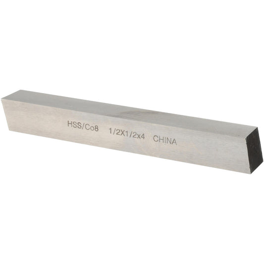 Value Collection 460-6111 Tool Bit Blank 1/2" Wide, 1/2" High, 4" OAL, M42 Cobalt, Square