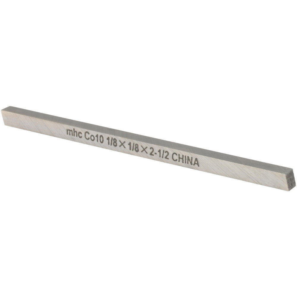 Value Collection 460-10104 Tool Bit Blank 1/8" Wide, 1/8" High, 2-1/2" OAL, M42 Cobalt, Square