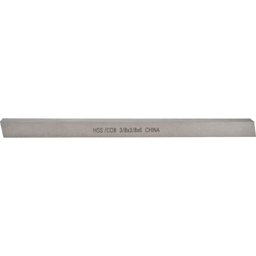 Value Collection 460-6300 Tool Bit Blank 3/8" Wide, 3/8" High, 6" OAL, M42 Cobalt, Square