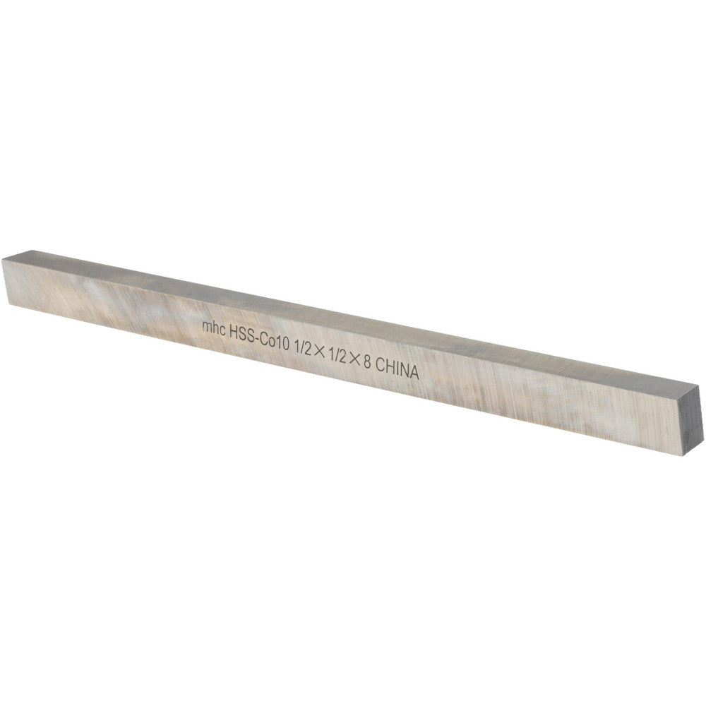 Value Collection 460-11184 Tool Bit Blank 1/2" Wide, 1/2" High, 8" OAL, M42 Cobalt, Square