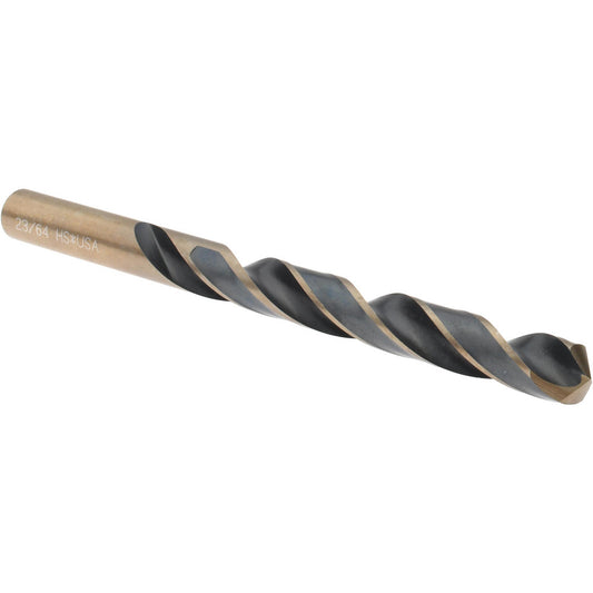 Michigan Drill 314 23/64 Jobber Drill 23/64" Dia, 118 deg Point, High Speed Steel