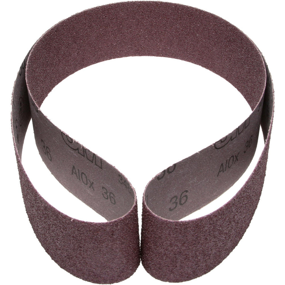 3M 7010516346 Abrasive Belt 6" Wide, 79" Long, 80 Grit, Aluminum Oxide