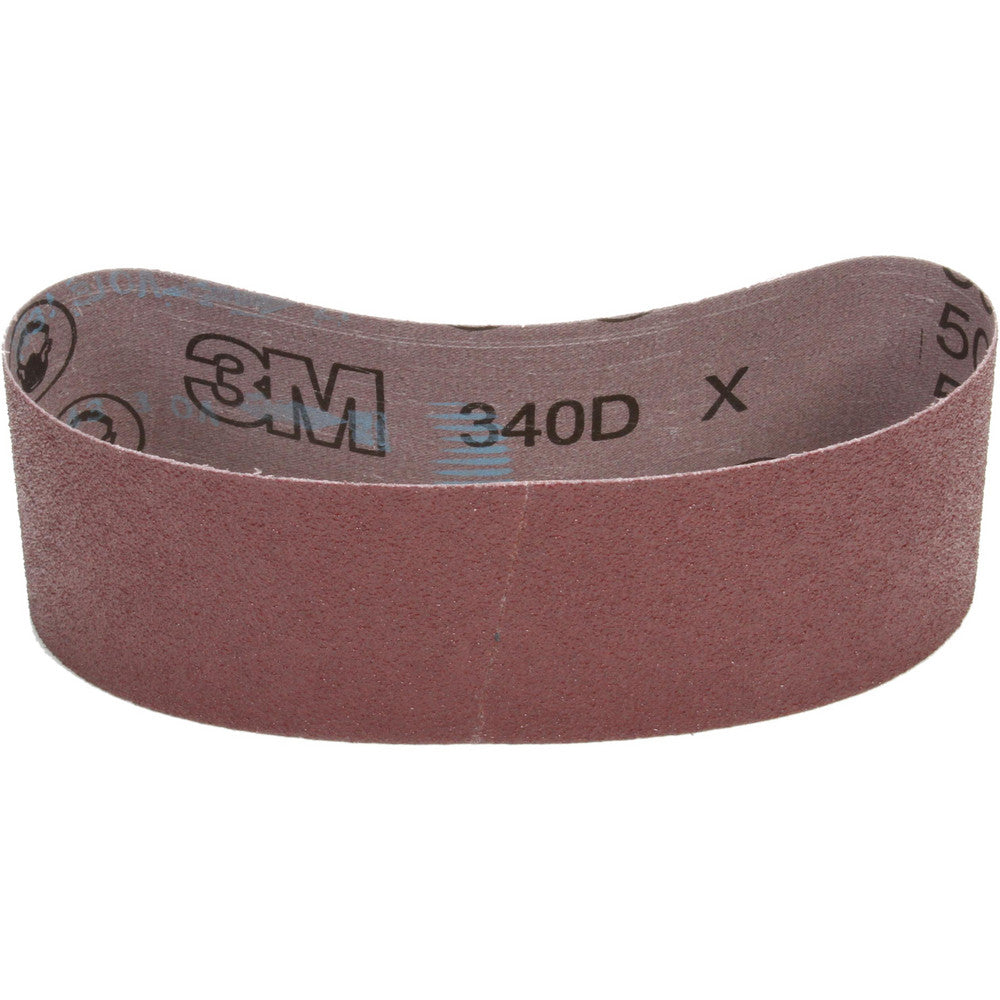 3M 7010360825 Abrasive Belt 6" Wide, 89" Long, 120 Grit, Aluminum Oxide