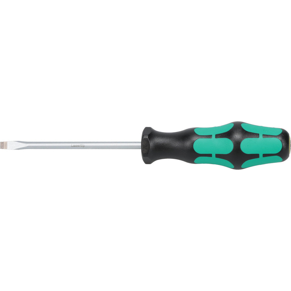 Wera 05007610001 Slotted Screwdriver 3/16" Width, 7-3/4" OAL, 4" Blade Length