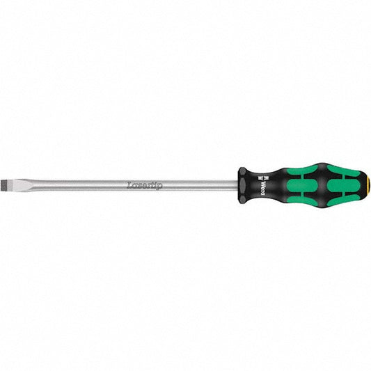 Wera 05110104001 Slotted Screwdriver 3/8" Width, 12-1/4" OAL, 8" Blade Length