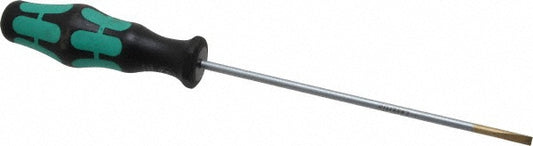Wera 05110002001 Slotted Screwdriver 1/8" Width, 8-1/8" OAL, 5" Blade Length