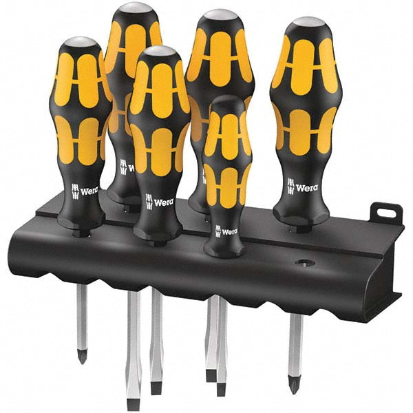 Wera 05018282001 Screwdriver Set 6 Pc, Phillips & Slotted