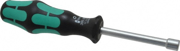 Wera 05029502001 Nut Driver 1/4" Drive, Hollow Shaft, Ergonomic Handle, 6-3/4" OAL