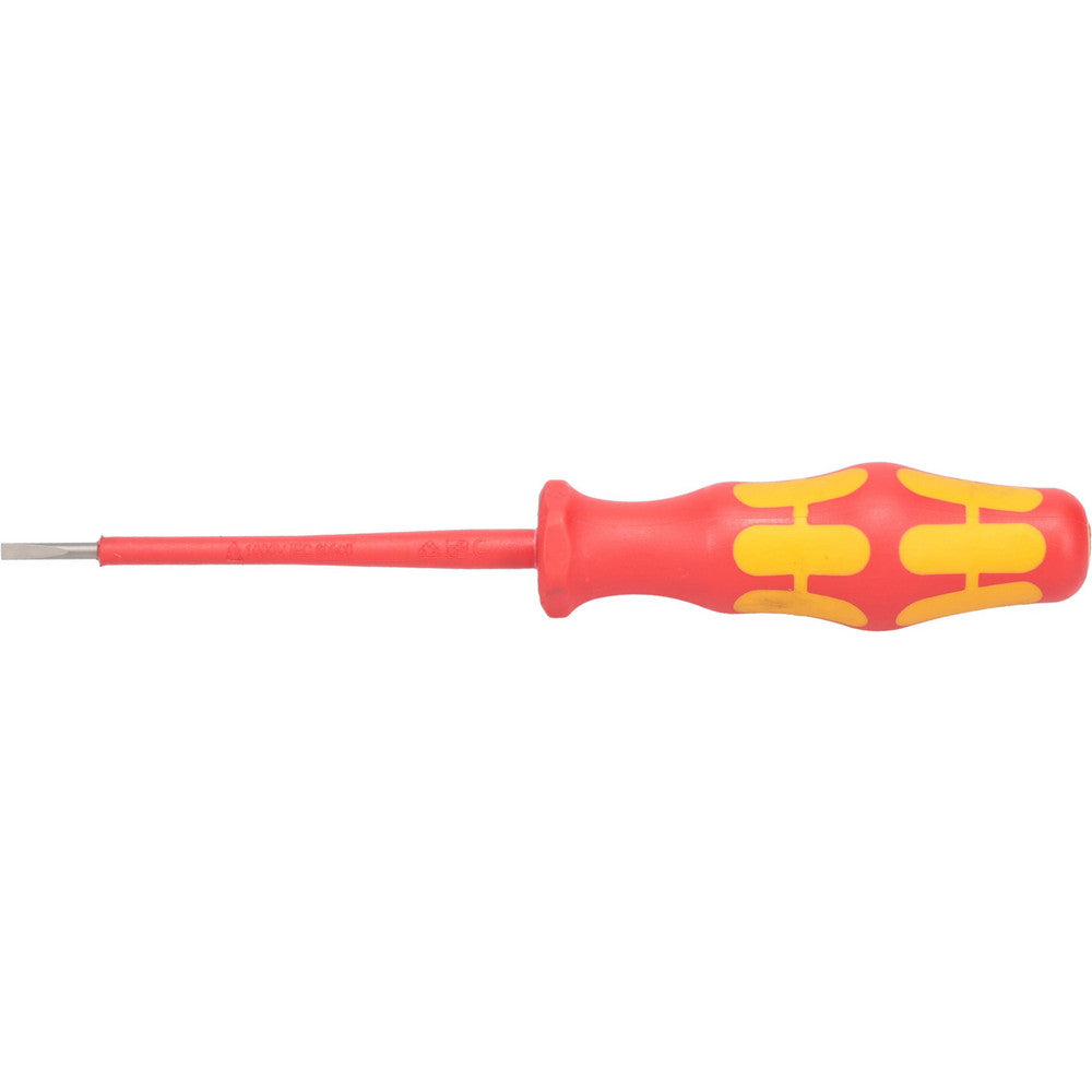 Wera 05006100001 Slotted Screwdriver 3/32" Width, 6-1/4" OAL, 3-1/8" Blade Length