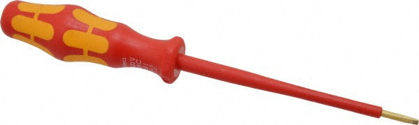 Wera 05006110001 Slotted Screwdriver 9/64" Width, 7-1/8" OAL, 4" Blade Length