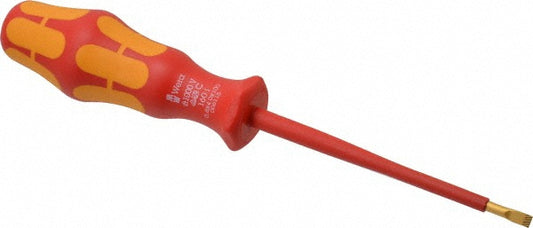 Wera 05006115001 Slotted Screwdriver 5/32" Width, 7-3/4" OAL, 4" Blade Length