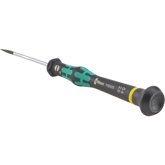 Wera 05118006001 Slotted Screwdriver 5/64" Width, 6-1/8" OAL, 2-3/8" Blade Length