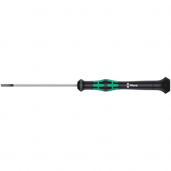 Wera 05118008001 Slotted Screwdriver 3/32" Width, 6-7/8" OAL, 3-1/8" Blade Length