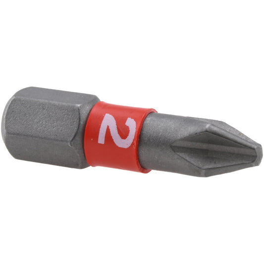 Wera 05056422001 Power Screwdriver Bit #2 Phillips, PH2 Speciality Point Size, 1/4" Hex Drive