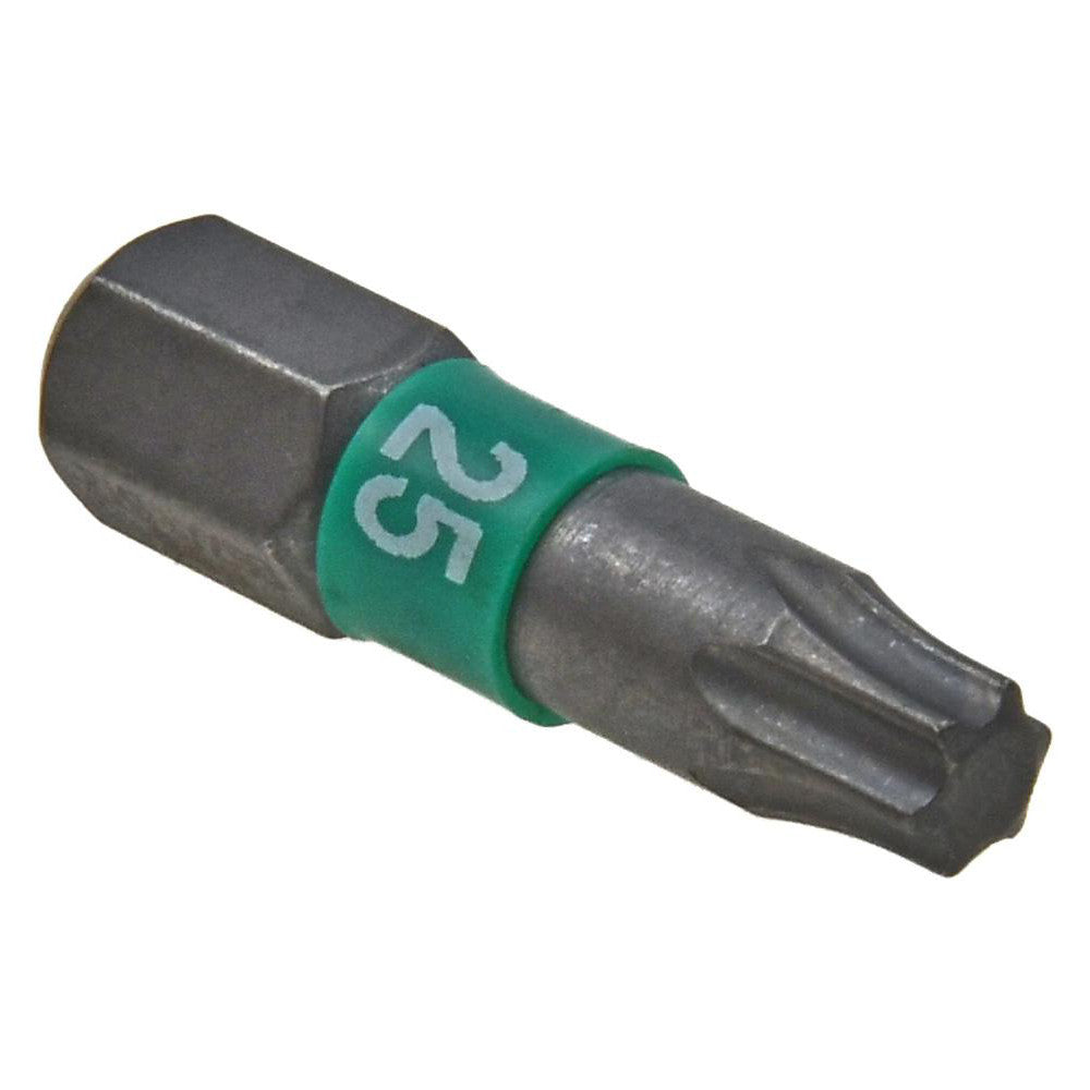 Wera 05066126001 Power Screwdriver Bit T25 Torx, TX25 Speciality Point Size, 1/4" Hex Drive