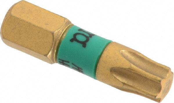 Wera 05066108001 Power Screwdriver Bit T30 Torx, TX30 Speciality Point Size, 1/4" Hex Drive