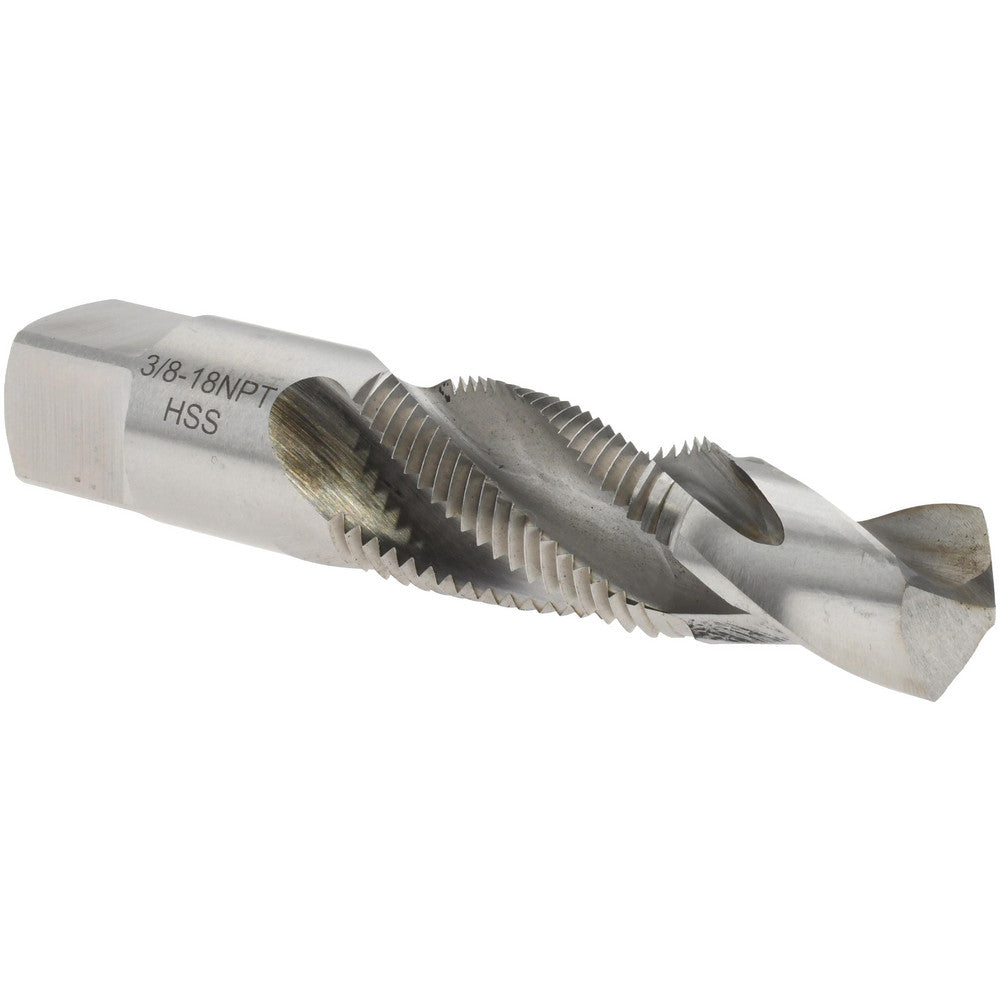 Value Collection X789 3/8-18 Combination Drill Tap 3/8-18, 4 Flutes, High Speed Steel