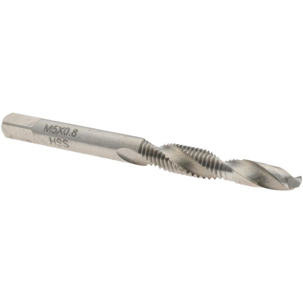 Value Collection X789 M5X8 Combination Drill Tap D4, High Speed Steel