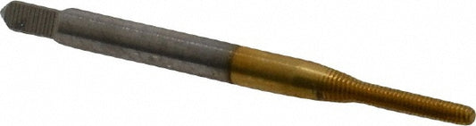 Balax 17285-01T Thread Forming Tap M2x0.4 Metric, 6H Class of Fit, Bottoming Chamfer, High-Speed Steel, Titanium Nitride Finish