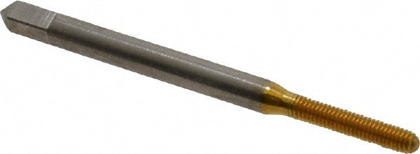 Balax 17426-01T Thread Forming Tap M2.5x0.45 Metric, 6H Class of Fit, Bottoming Chamfer, High-Speed Steel, Titanium Nitride Finish