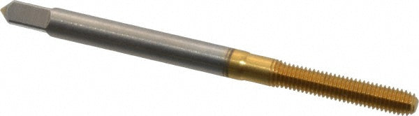 Balax 17566-01T Thread Forming Tap M3x0.5 Metric, 6H Class of Fit, Bottoming Chamfer, High-Speed Steel, Titanium Nitride Finish