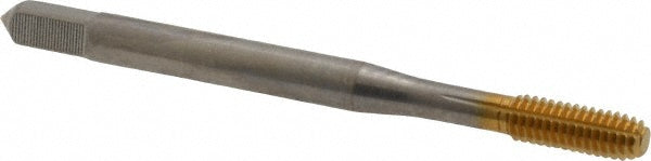 Balax 17944-01T Thread Forming Tap M4x0.7 Metric, 4H Class of Fit, Bottoming Chamfer, High-Speed Steel, Titanium Nitride Finish