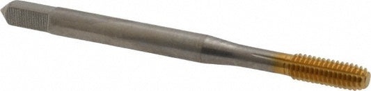 Balax 17944-01T Thread Forming Tap M4x0.7 Metric, 4H Class of Fit, Bottoming Chamfer, High-Speed Steel, Titanium Nitride Finish