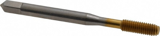 Balax 18144-01T Thread Forming Tap M5x0.8 Metric, 4H Class of Fit, Bottoming Chamfer, High-Speed Steel, Titanium Nitride Finish