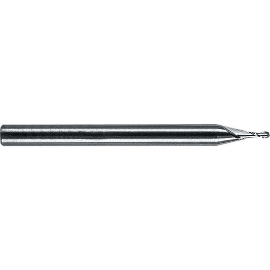 RobbJack SR-2-025-BN Ball End Mill 0.025" Dia, 0.075" LOC, 2 Flute, Solid Carbide