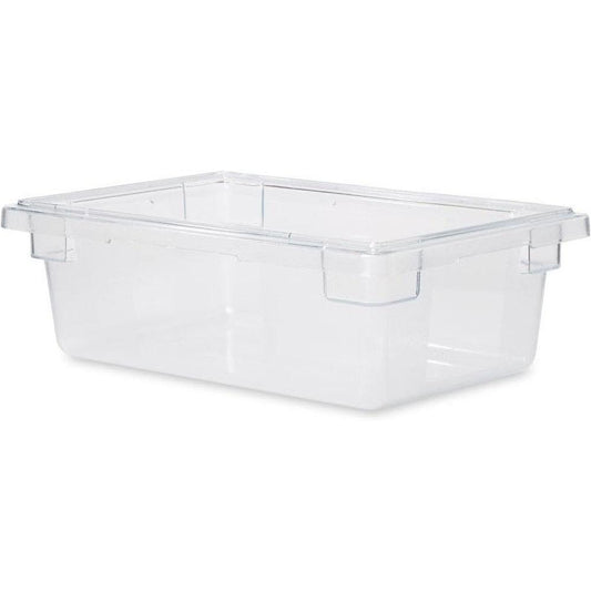 Rubbermaid FG330900CLR Food Tote Box Container Polycarbonate, Rectangular