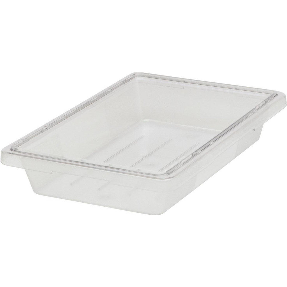 Rubbermaid FG330400CLR Food Tote Box Container Polycarbonate, Rectangular