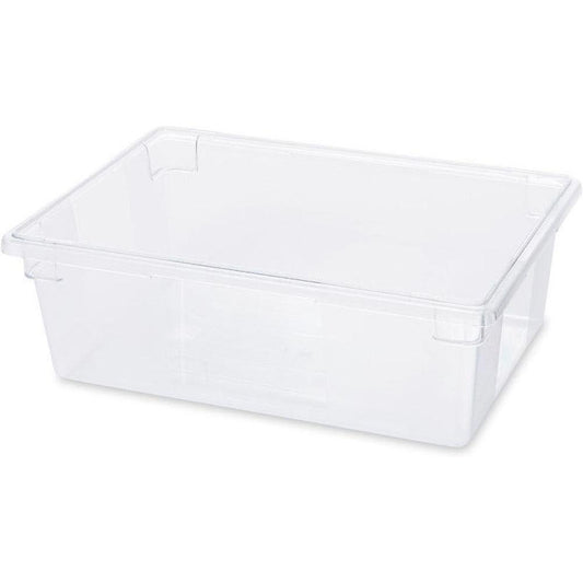 Rubbermaid FG330000CLR Food Tote Box Container Polycarbonate, Rectangular