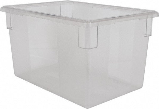 Rubbermaid FG330100CLR Food Tote Box Container Polycarbonate, Rectangular