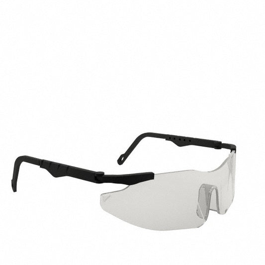 Smith & Wesson 19799 Safety Glass Scratch-Resistant, Polycarbonate, Clear Lenses, Full-Framed, UV Protection