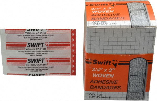 ProStat 016433 100 Qty 1 Pack 3" Long x 3/4" Wide, General Purpose Self-Adhesive Bandage