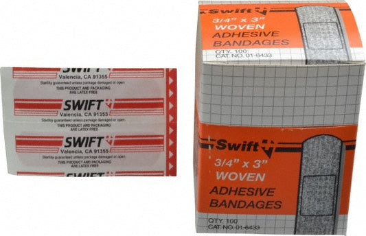 ProStat 016433 100 Qty 1 Pack 3" Long x 3/4" Wide, General Purpose Self-Adhesive Bandage