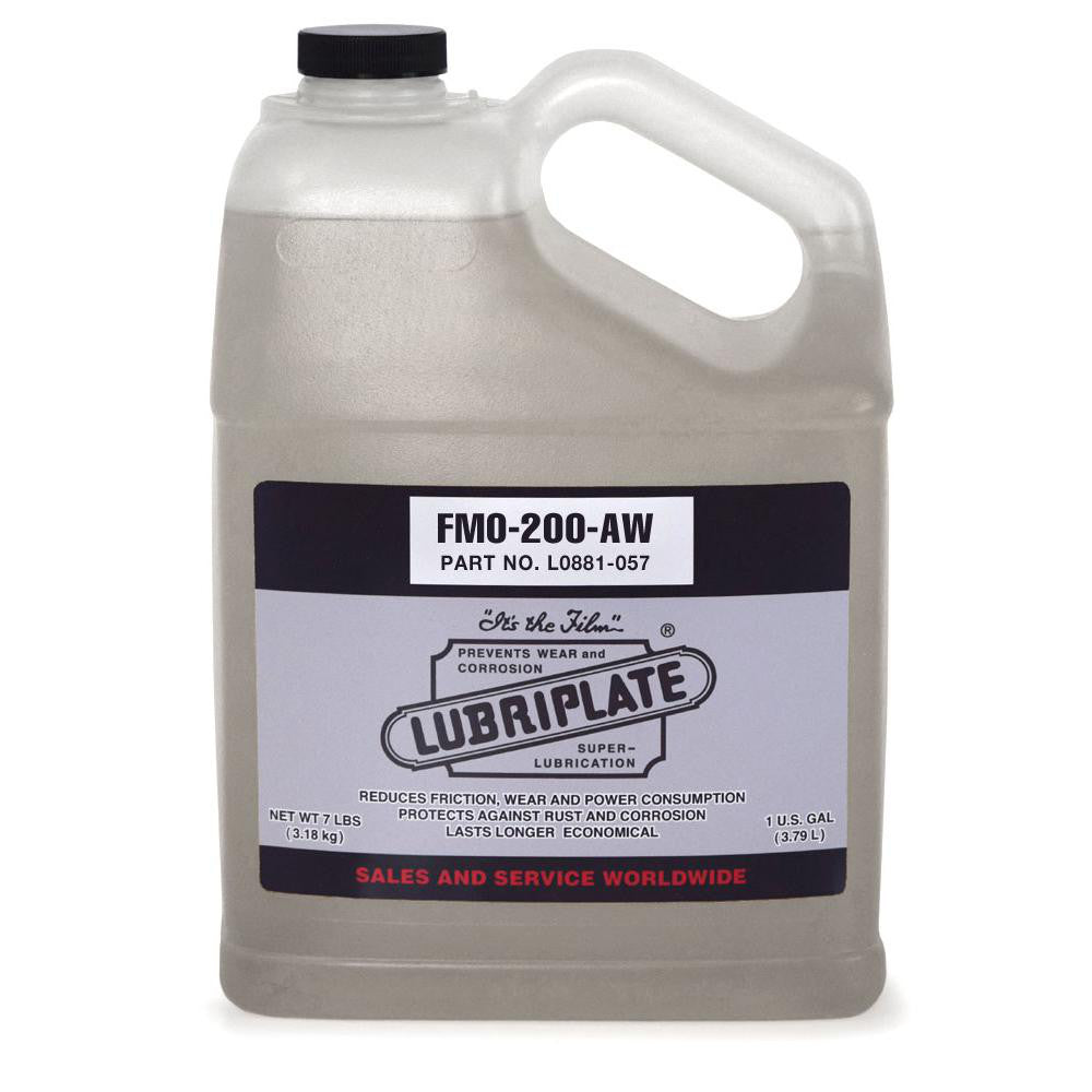 Lubriplate L0881-057 Multi-Purpose Machine Oil SAE 10, ISO 46, 1 gal, Bottle