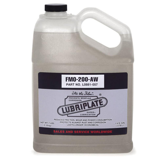 Lubriplate L0881-057 Multi-Purpose Machine Oil SAE 10, ISO 46, 1 gal, Bottle