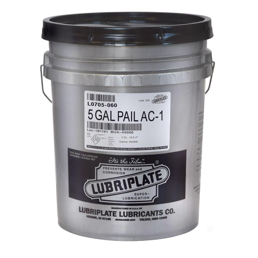 Lubriplate L0705-060 5 Gal Pail, ISO 46, SAE 20, Air Compressor Oil