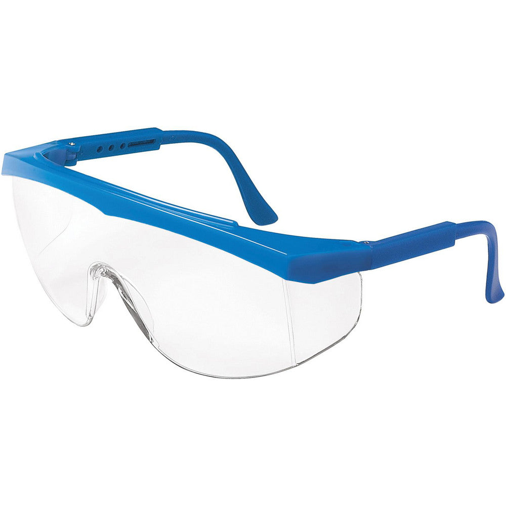 MCR Safety SS120 Safety Glasses Scratch-Resistant, Polycarbonate, Clear Lenses, Half-Framed