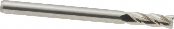 M.A. Ford 11112511 Corner Radius End Mill 1/8" Dia, 3/8" LOC, 0.015" Radius, 4 Flutes, Solid Carbide