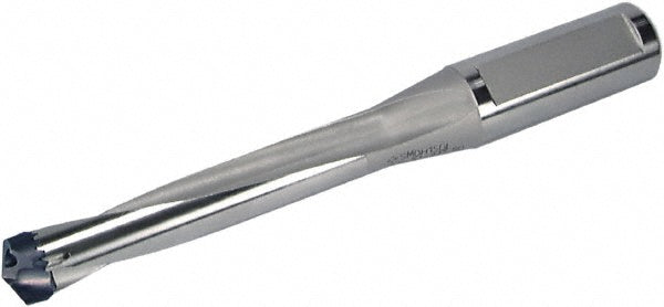 Sumitomo 5L00W1H Replaceable-Tip Drill 27.81 to 28.8 mm Dia, 6.181" Max Depth, 1-1/4" Whistle Notch Shank