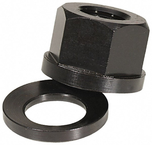 Te-Co Inc 41906 Spherical Flange Nuts System of Measurement Inch Material Steel Thread Size (Inch) 5/8-11 Thread Size 5/8-11 in Height (Inch) 13/16 Flange Dia (Inch) 1-3/8 Flange Height (Inch) 3/16 Material Grade 12L14 Standards TCMAI Maximum Correctio