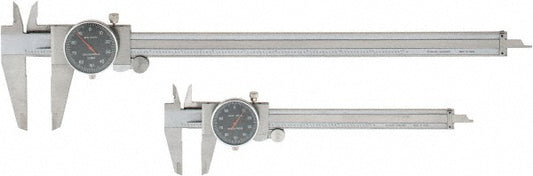 Value Collection 10B-0612 0 to 6 and 12" Outside Diameter Dial Caliper Set