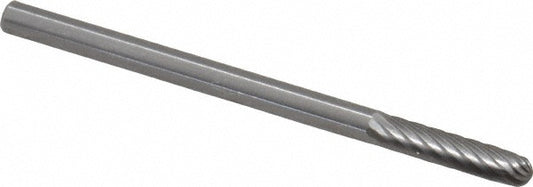Mastercut Tool Corp. SC-42L2SC Abrasive Bur SC-42-L2SC, 1/8" Cut Dia, Cylinder with Radius End, Single Cut
