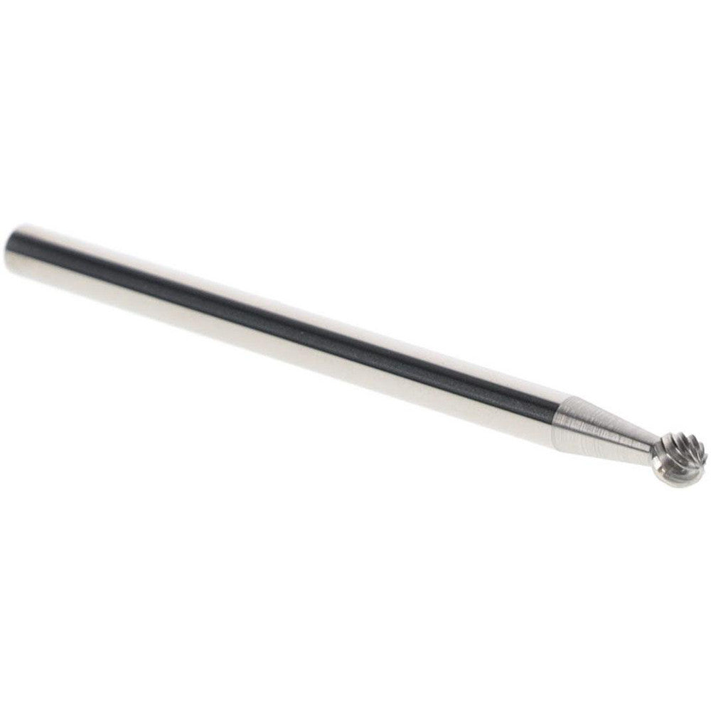 Mastercut Tool Corp. SD-42L2SC Abrasive Bur SD-42-L2SC, 1/8" Cut Dia, Ball, Single Cut